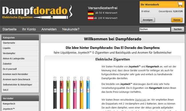 dampfdorado-online-shop